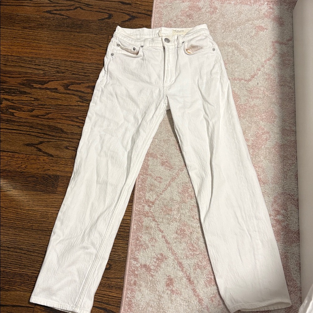 Rag & Bone Off-White Denim Jeans